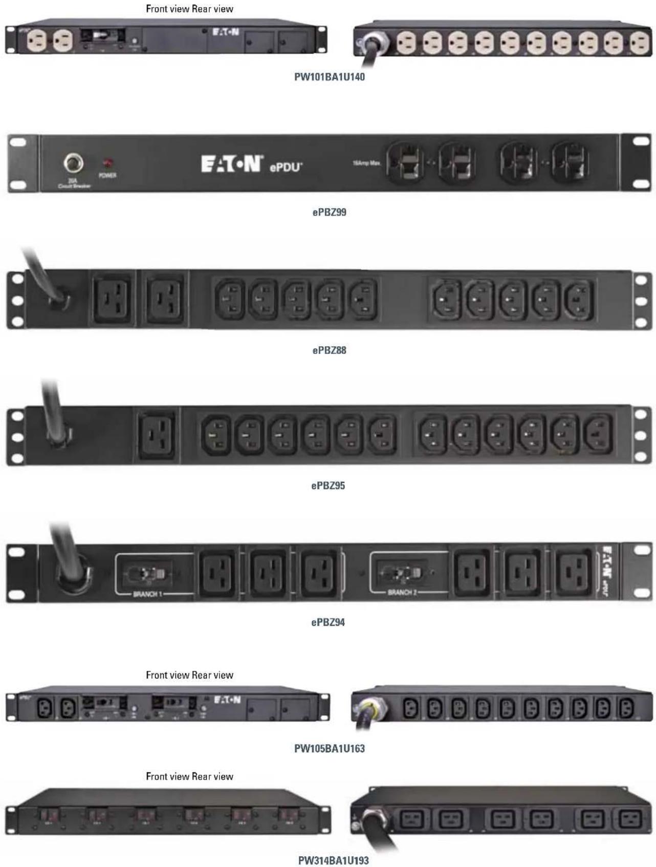 EATON 010-9365 - Basic ePDUs - 0U - 2