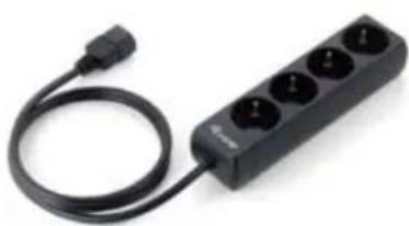 Equip Mini DisplayPort Kabel - 10" 3-Bay Power Distribution Unit - 1