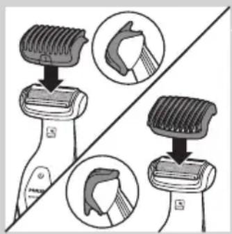 Equip Connection Module Cat.5e - Indicación de tamaño del peine-guía Longitud del pelo después del corte - 1