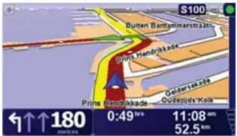 S100 Buiten Bantamimersträsts Prins Hendrikkade Prins Hendrikkade Geldersekade Düdezijds Kola ←↑↑180 0:49 hrs 11:08 am 52.5 km