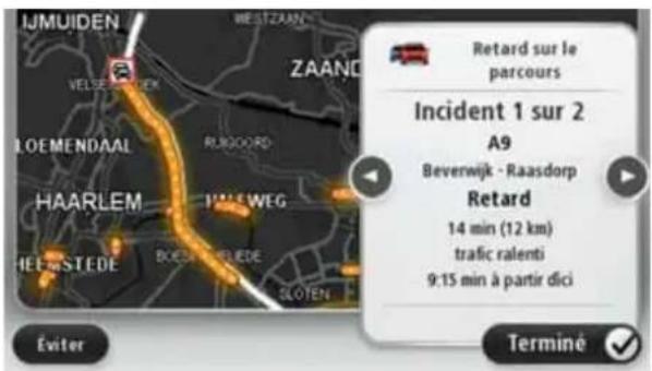 IJMUIDEN VELEMEER ZAAND LOEMENDAAL HAARLEM HEEESTEDE ROGOORD JIMIEWEG BOEEMELDE SLOTEN Eviter Retard sur le parcours Incident 1 sur 2 A9 Beverwijk - Raasdorp Retard 14 min (12 km) trafic ralenti 9:15 min à partir dici Terminé