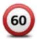 TOMTOM Via LIVE 120 - Avertissement intermédiaire - type 1 - 2