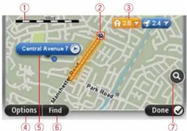 TOMTOM Via LIVE 120 - Afficher la carte - 1