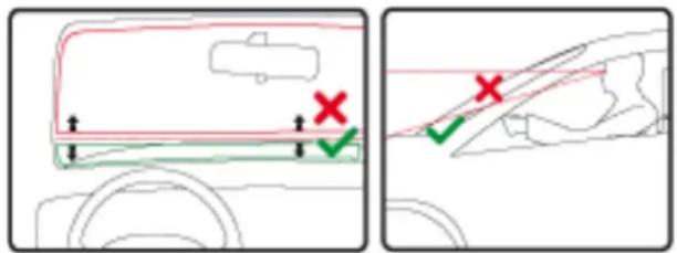 TOMTOM VIA 1405 - Positioning the device - 1