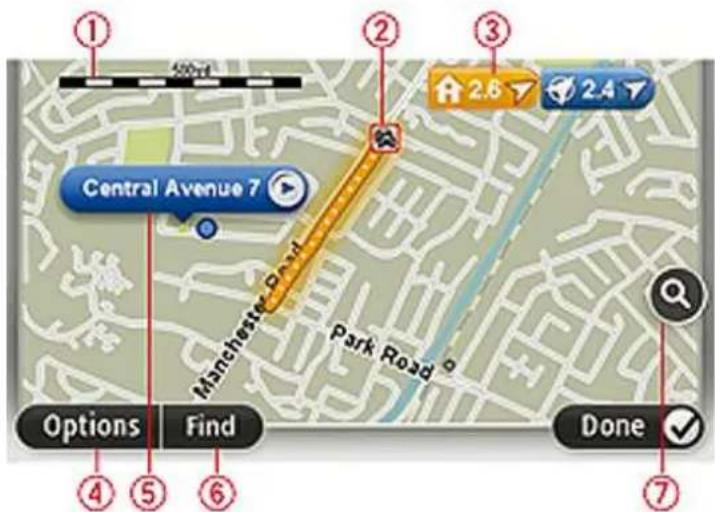 TOMTOM VIA 1405 - View map - 1