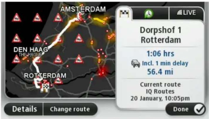 TOMTOM VIA 1405 - Route summary - 1