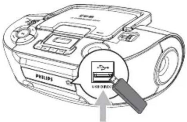 PHILIPS AZ1834 - USB에서 재생 - 1