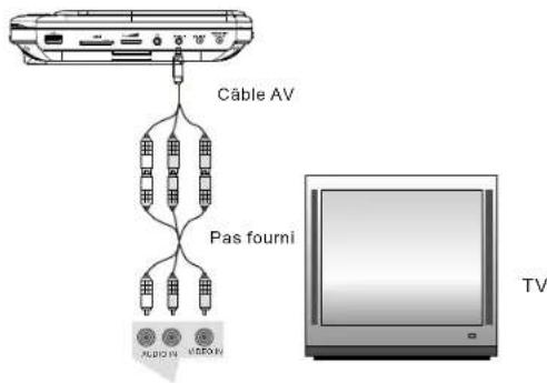 SALORA DVP9048TWIN - Connexion du moniteur - 2