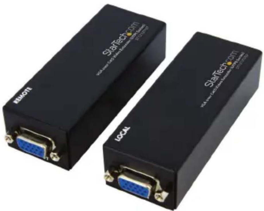 StarTech.com ST121UTPEP - Cat5対応VGAビデオディスプレイ・エクステンダー 延長器セット(最大80m延長) - 1