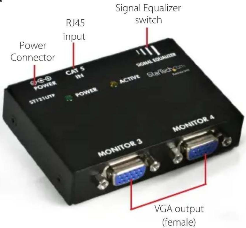 StarTech.com ST121UTPEU - Remote Unit - 1