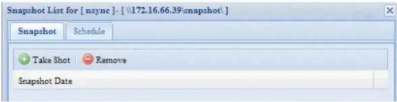 Thecus N7700SAS - Snap (Snapshot configuration) - 1