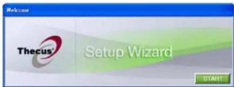 Thecus N7700SAS - Thecus Setup Wizard - 1