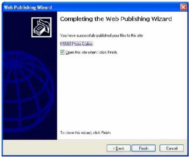 Thecus N7700SAS - Windows XP Publishing Wizard - 12