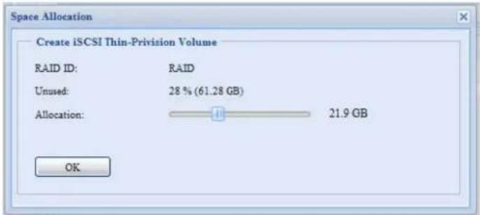 Thecus N7700SAS - iSCSI Thin-Provisioning - 2