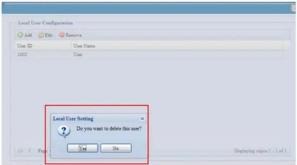 Thecus N7700SAS - Remove Users - 1