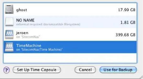 SITECOM MD-254 - Configuring Time Machine - 4
