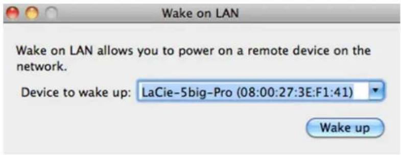 LACIE 2big NAS - WAKE ON LAN (WOL, RÉVEIL SUR LAN) - 3