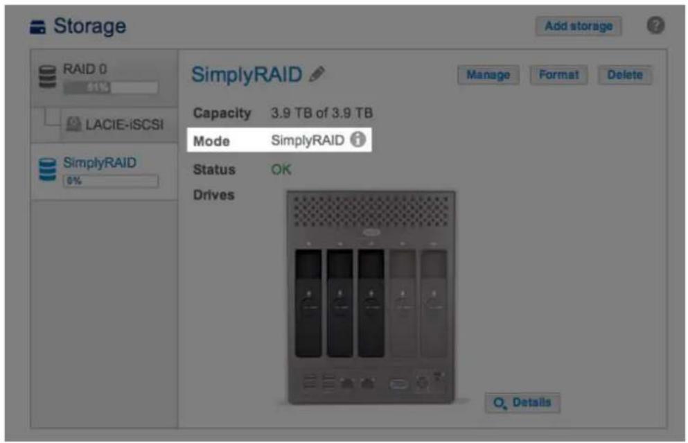 LACIE 2big NAS - Mode - 1