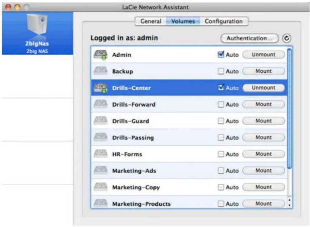 LACIE 2big NAS - Affichage automatique - 1