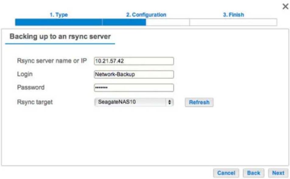 LACIE 2big NAS - SAUVEGARDE À DISTANCE : RSYNC - 5