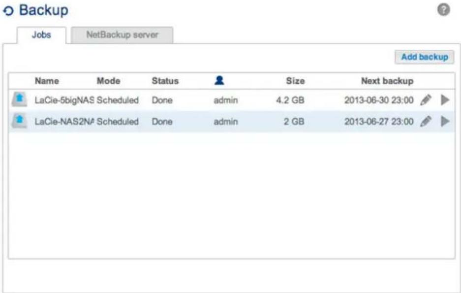 LACIE 2big NAS - ACTIVATION DU PARTAGE NETBACKUP - 15