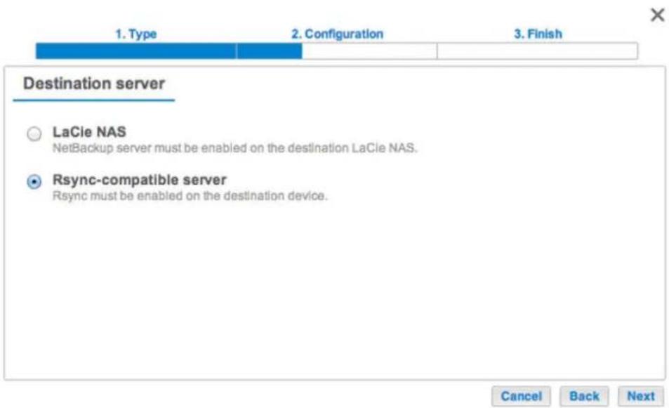 LACIE 2big NAS - SAUVEGARDE À DISTANCE : RSYNC - 4