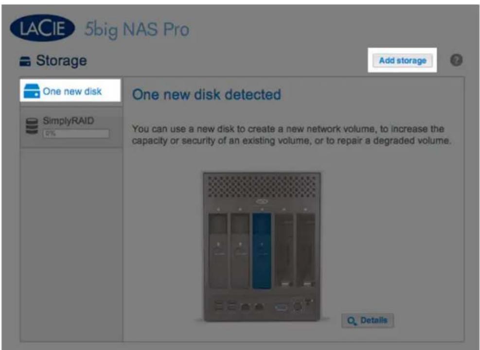 LACIE 2big NAS - SimplyRAID : - 1