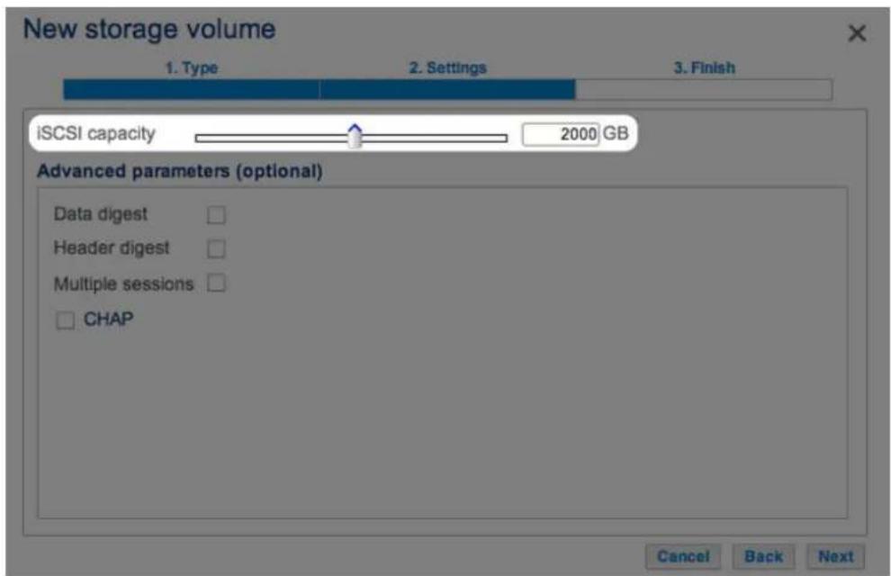 LACIE 2big NAS - CRÉATION D'UNE CIBLE ISCSI - 4