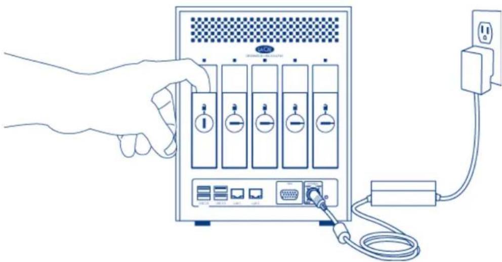 LACIE 2big NAS - Suppression/Insertion d'un disque dur - 2