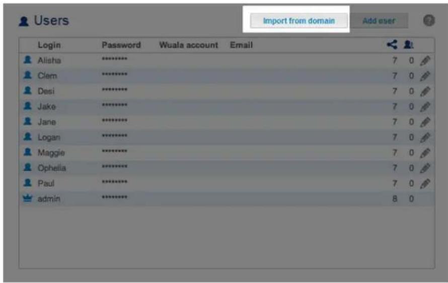 LACIE 2big NAS - Importation d'utilisateurs d'Active Directory - 1