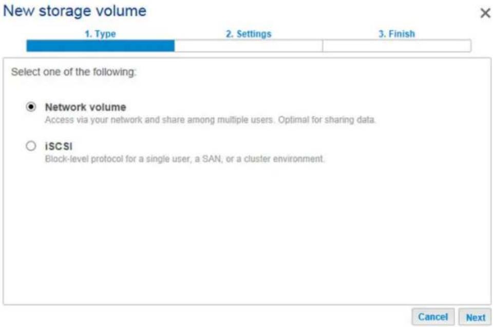 LACIE 2big NAS - ÉTAPES DE L'ASSISTANT DU NOUVEAU VOLUME DE STOCKAGE - 3