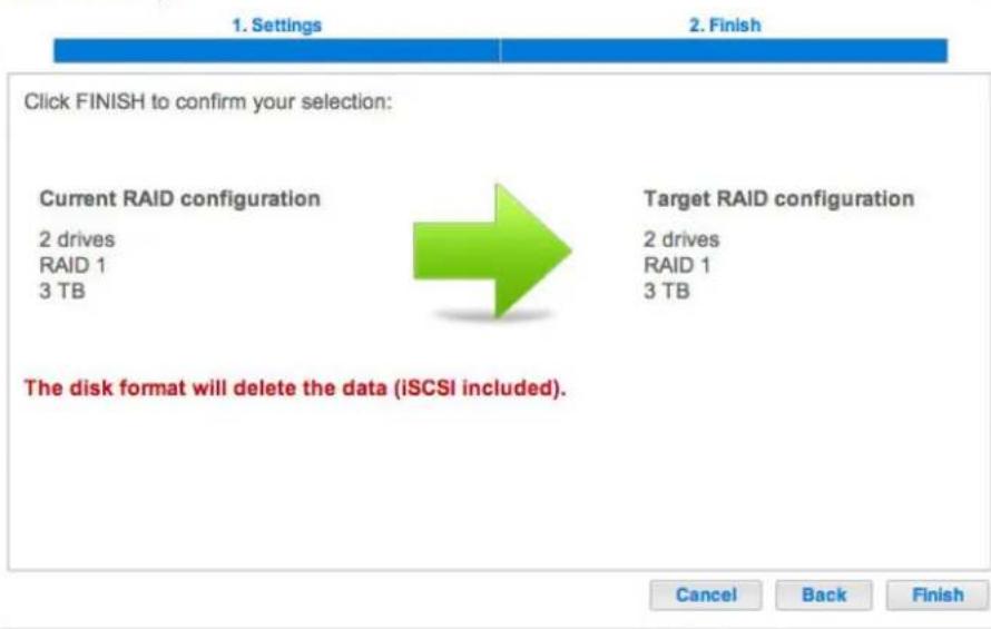 LACIE 2big NAS - Assistant de configuration RAID - 3