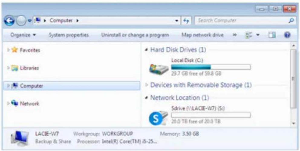 LACIE 2big NAS - Volume Sdrive - 1