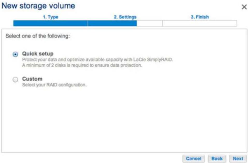 LACIE 2big NAS - SimplyRAID : - 4