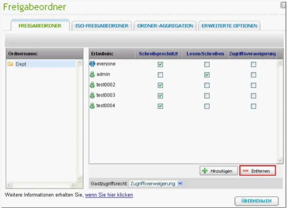 QNAP TS-EC1679U-RP UltraStar - Berechtigungen für Ordner - 5