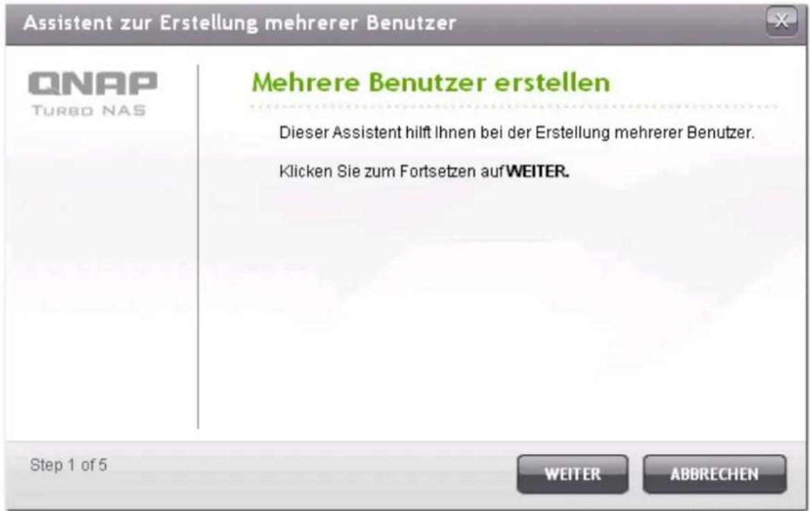 QNAP TS-EC1679U-RP UltraStar - Mehrere Benutzer erstellen - 2