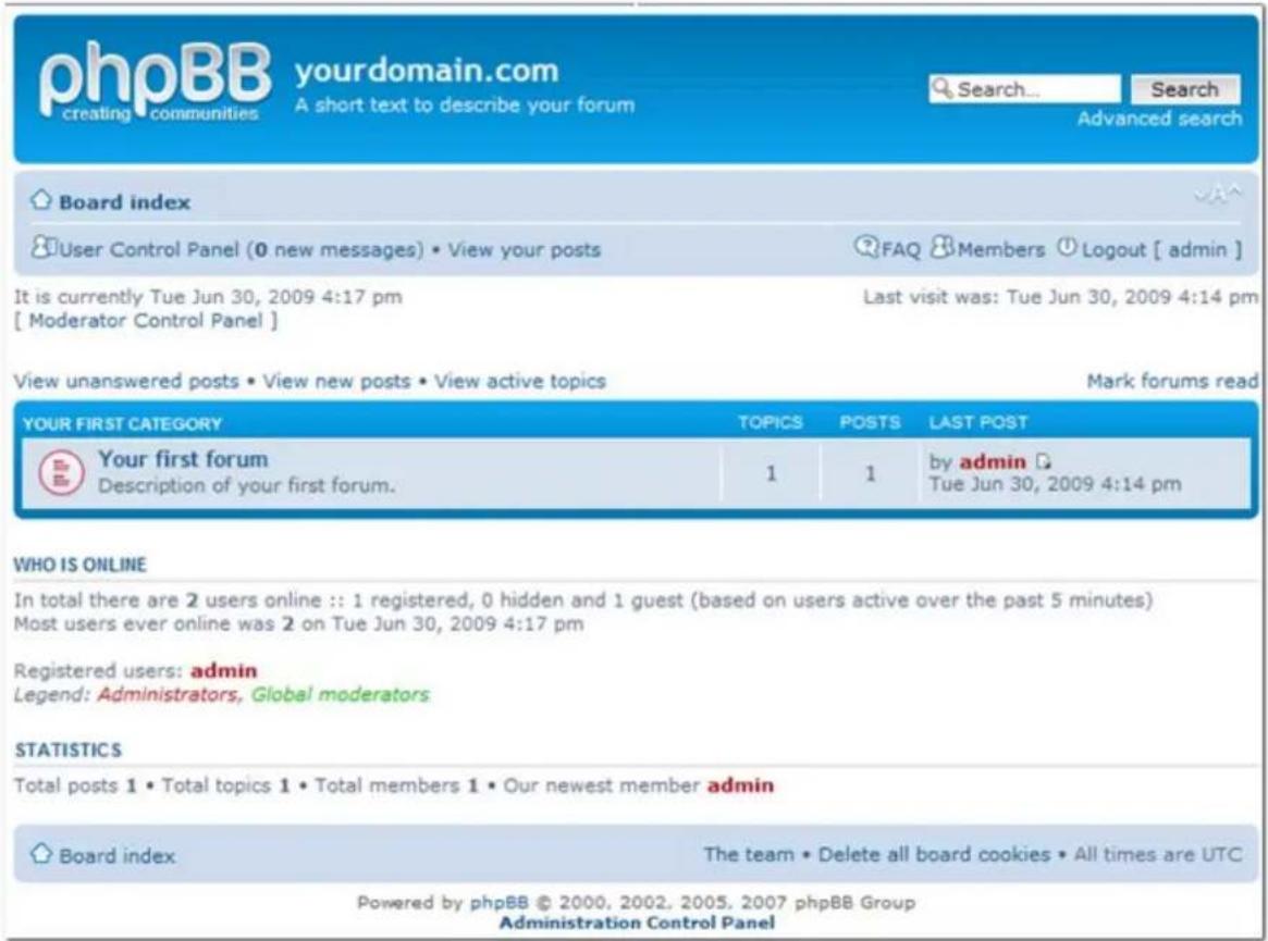 QNAP TS-EC1679U-RP UltraStar - Starten der webbasierten phpBB3-Installation - 13