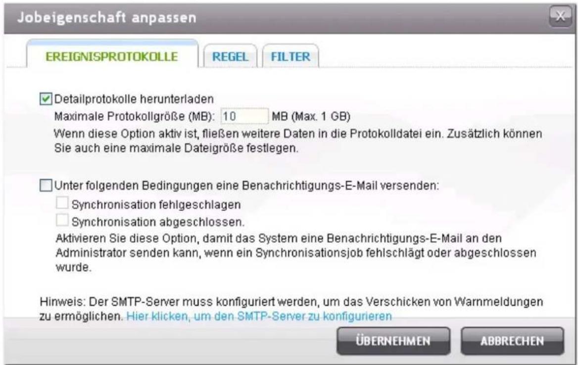 QNAP TS-EC1679U-RP UltraStar - Re m o te - Re p lik a tion a uf F T P-Se r v e r: - 17