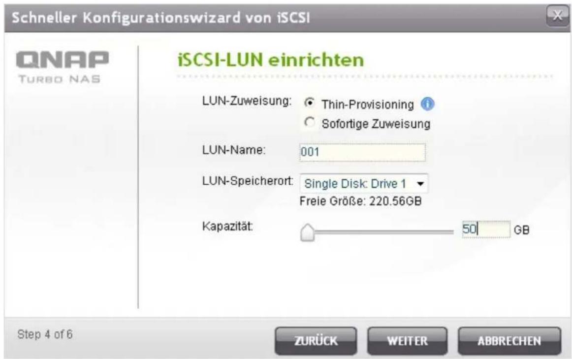 QNAP TS-EC1679U-RP UltraStar - Einrichtung eines iSCSI-LUN - 1