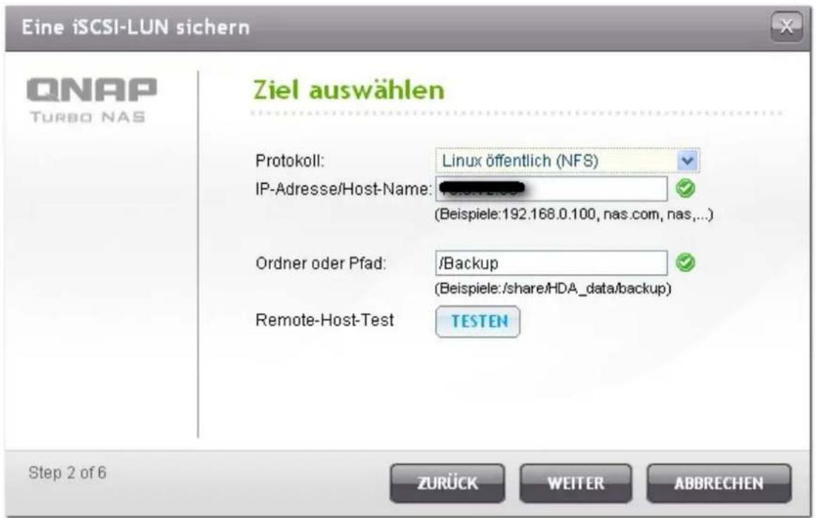 QNAP TS-EC1679U-RP UltraStar - Sichern eines iSCSI LUN - 4