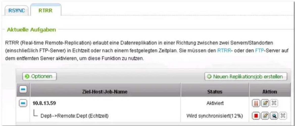 QNAP TS-EC1679U-RP-E10G 32TB - Re m o te - Re p lik a tion a uf F T P-Se r v e r: - 11