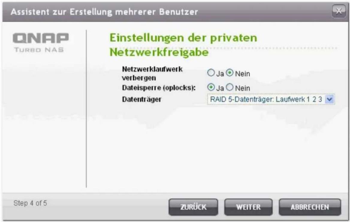 QNAP TS-EC1679U-RP-E10G 32TB - Mehrere Benutzer erstellen - 5