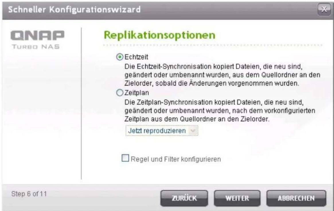 QNAP TS-EC1679U-RP-E10G 32TB - Re m o te - Re p lik a tion a uf F T P-Se r v e r: - 5