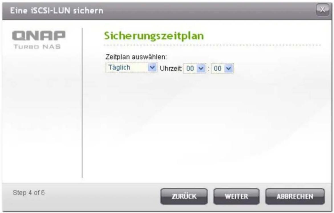QNAP UltraStar TS-EC1679U-RP-E10G - Sichern eines iSCSI LUN - 5