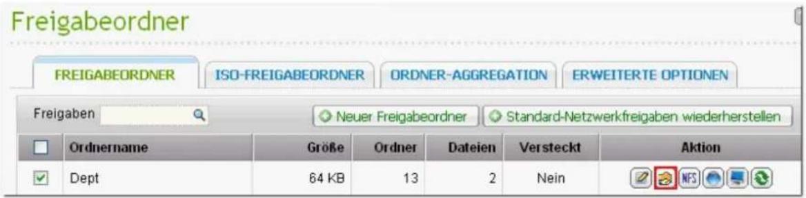 QNAP UltraStar TS-EC1679U-RP-E10G - Berechtigungen für Unterordner - 2