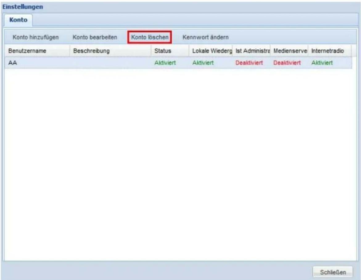 QNAP UltraStar TS-EC1679U-RP-E10G - Lösche n e ine s Kontos - 2