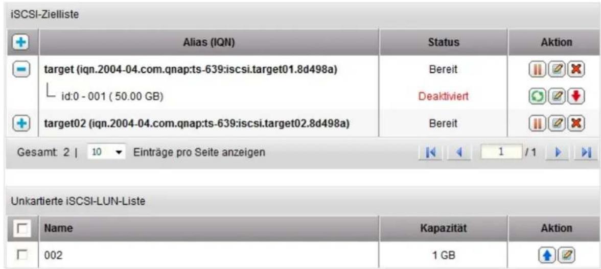 QNAP UltraStar TS-EC1679U-RP-E10G - Zuweisung eines LUN ta usche n - 2