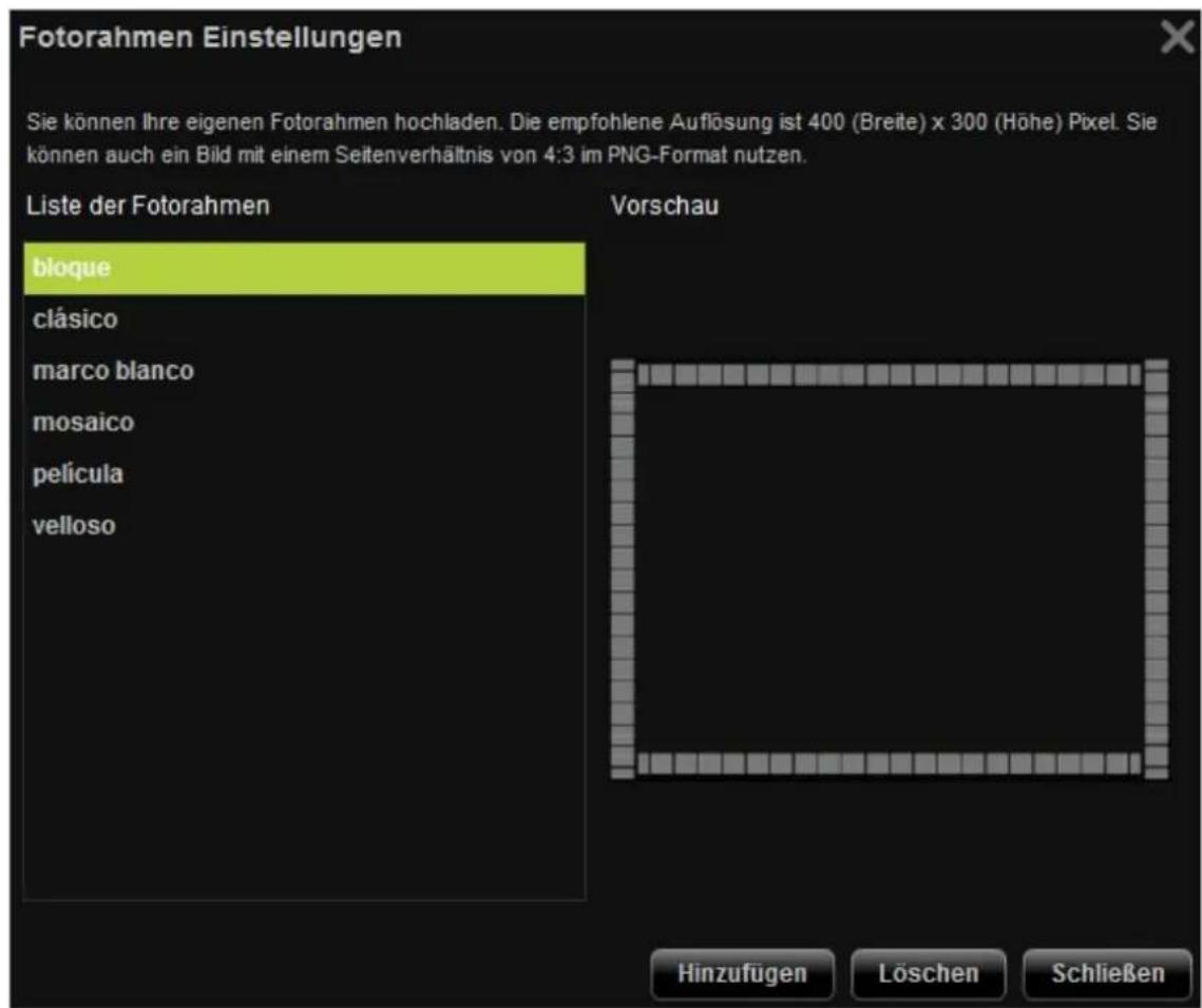 QNAP UltraStar TS-EC1679U-RP-E10G - Photo Frame Settings (Bilderrahmen-Einstellungen) - 1