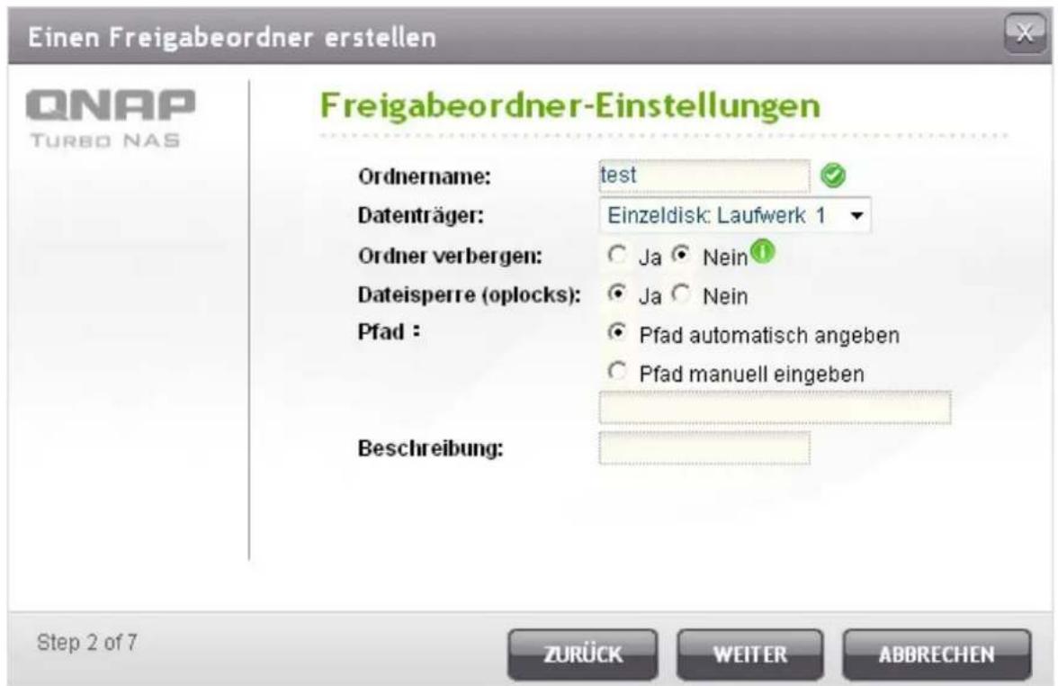 QNAP UltraStar TS-EC1679U-RP-E10G - Freigabeordner - 4
