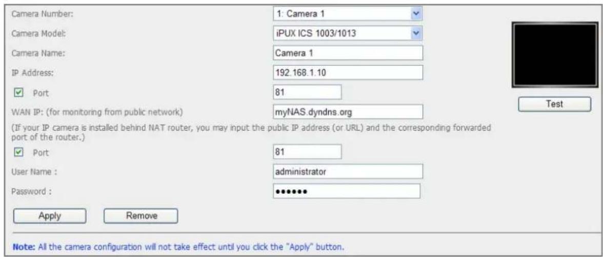 QNAP UltraStar TS-EC1679U-RP-E10G - Ka m e raeinste llu ng e n im NAS k o nfigurie r e n - 6